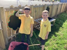 Gardening and exercise in P3.