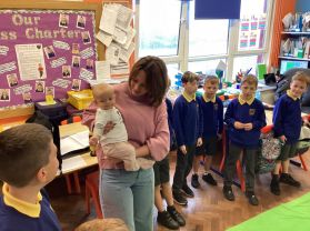 Roots of Empathy baby visit.