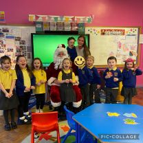 Santa visits P1!🎅