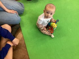 Roots of Empathy baby visit.