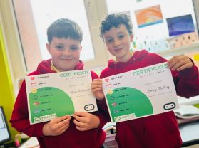 Primary 7 Shine in MakeCode Coding Challenge!