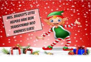 Christmas Kindness Elves in P4 wish you all a Happy Christmas and New Year filled with kind thoughts and actions!
